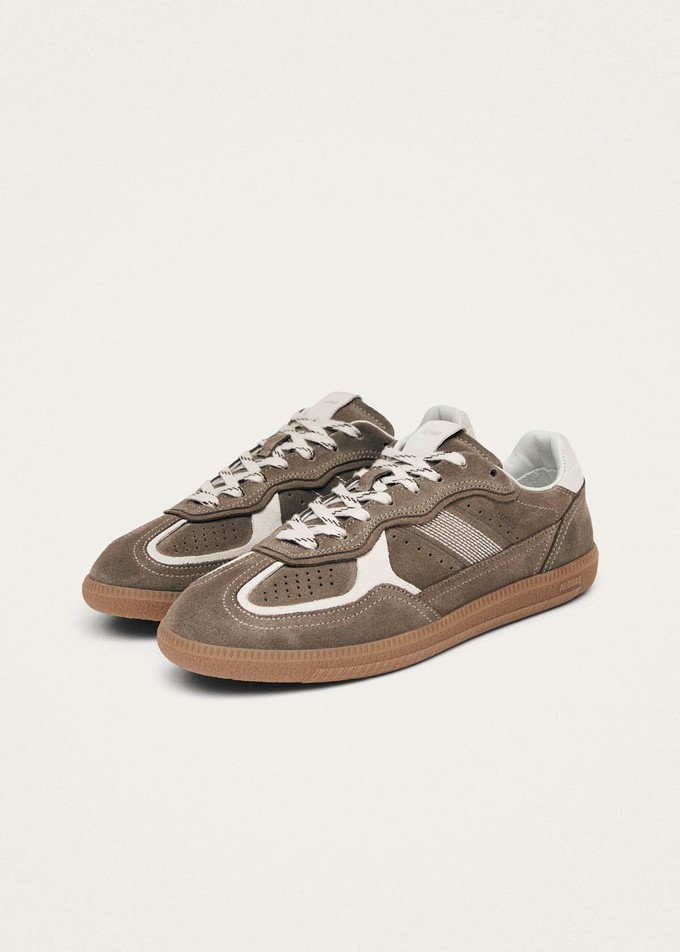 Tb.490 Rife Taupe Leather Sneakers from Alohas