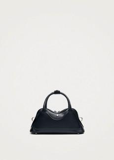 Hilma Mini Black Leather Bag via Alohas