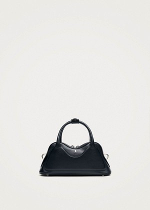 Hilma Mini Black Leather Bag from Alohas