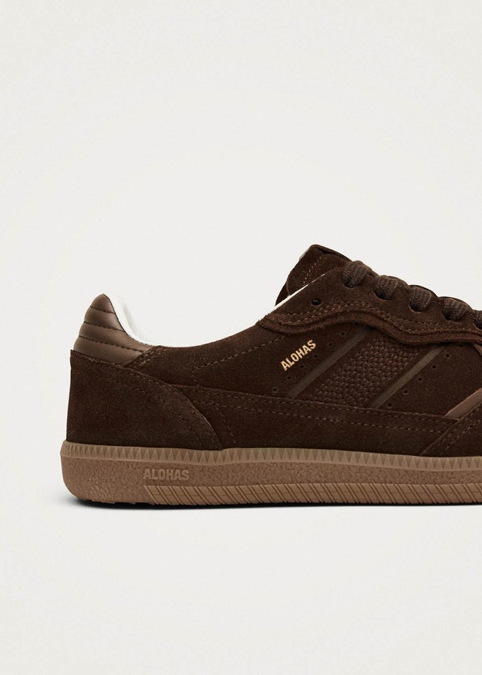 Tb.490 Rife Chocolate Brown Leather Sneakers from Alohas