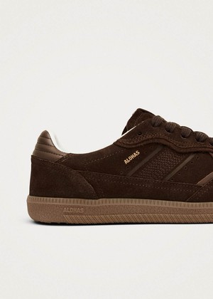 Tb.490 Rife Chocolate Brown Leather Sneakers from Alohas