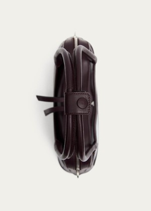 Hilma Vinyl Burgundy Leather Bag from Alohas