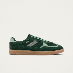 Tb.490 Rife Green Tones Leather Sneakers from Alohas