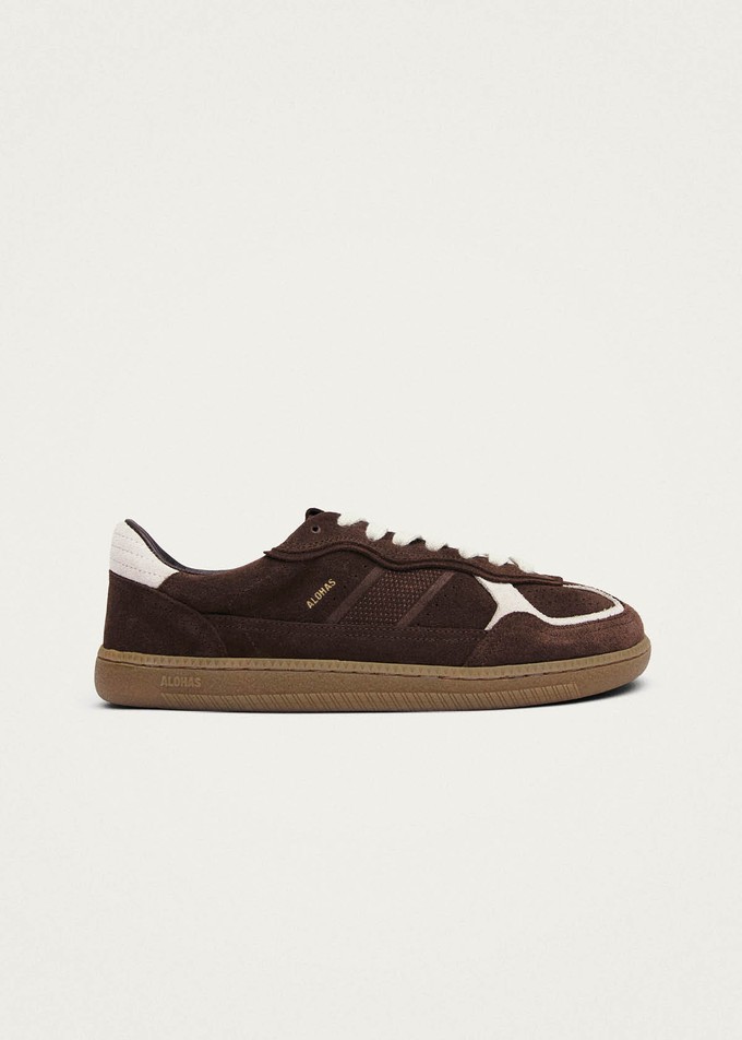 Tb.00 Barefoot Rife Cocoa & Off White Leather Sneakers from Alohas
