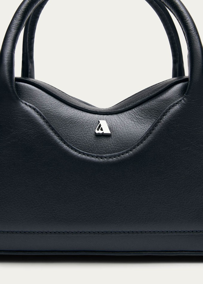 Hilma Mini Black Leather Bag from Alohas