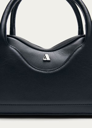 Hilma Mini Black Leather Bag from Alohas