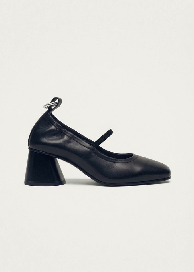 Rhiane Black Leather Pumps from Alohas