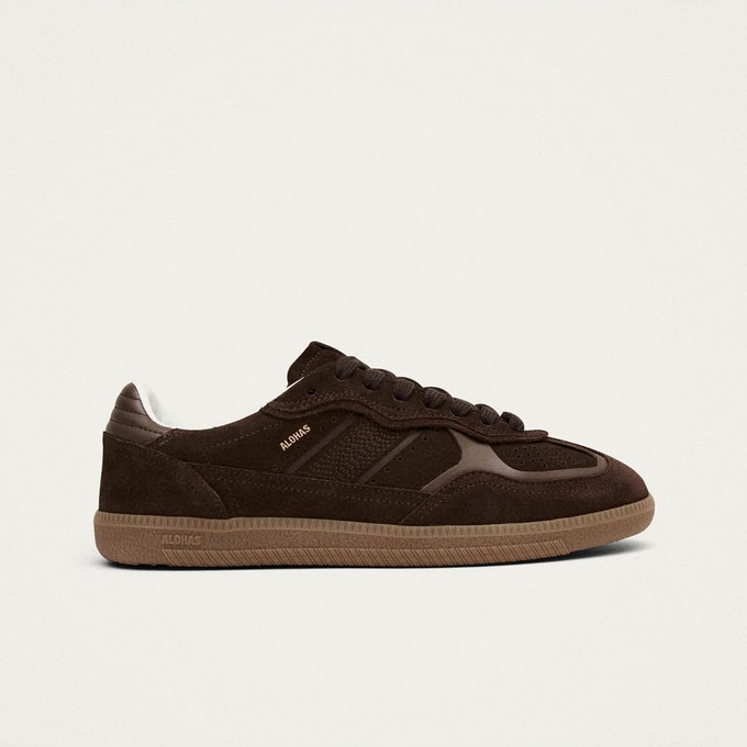 Tb.490 Rife Chocolate Brown Leather Sneakers from Alohas