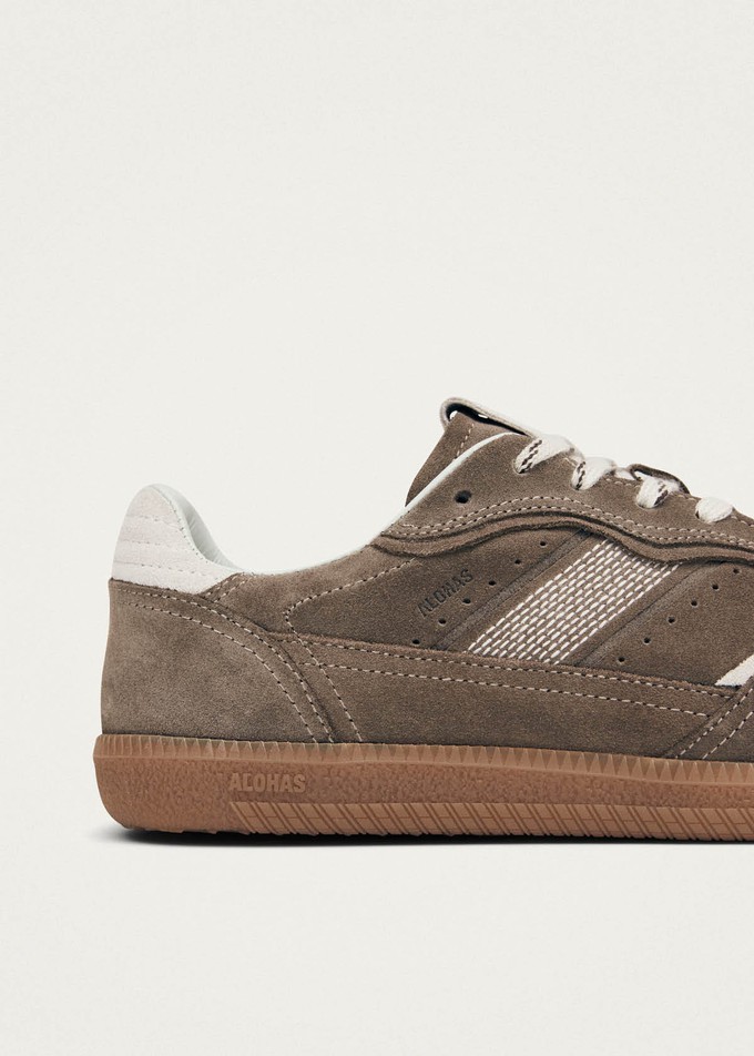 Tb.490 Rife Taupe Leather Sneakers from Alohas