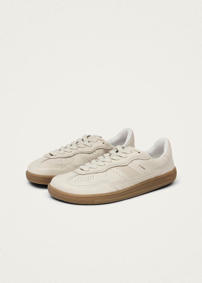 Tb.00 Barefoot Cream Leather Sneakers from Alohas