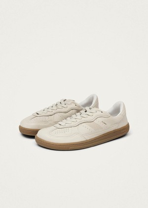 Tb.00 Barefoot Cream Leather Sneakers from Alohas
