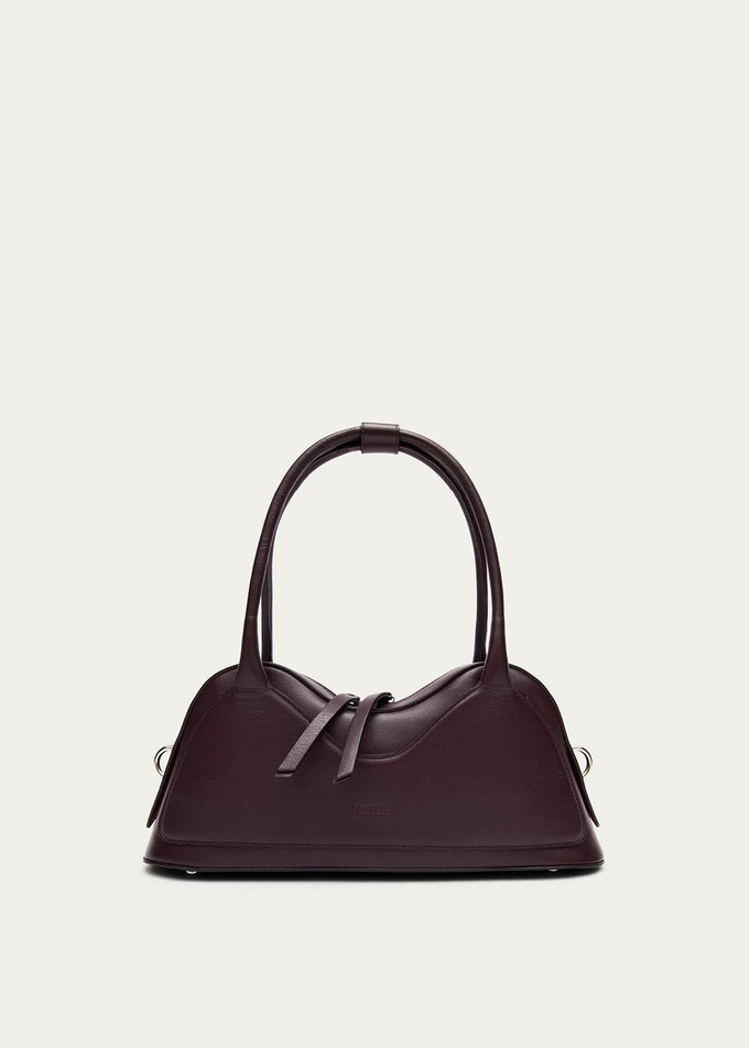 Hilma Vinyl Burgundy Leather Bag from Alohas