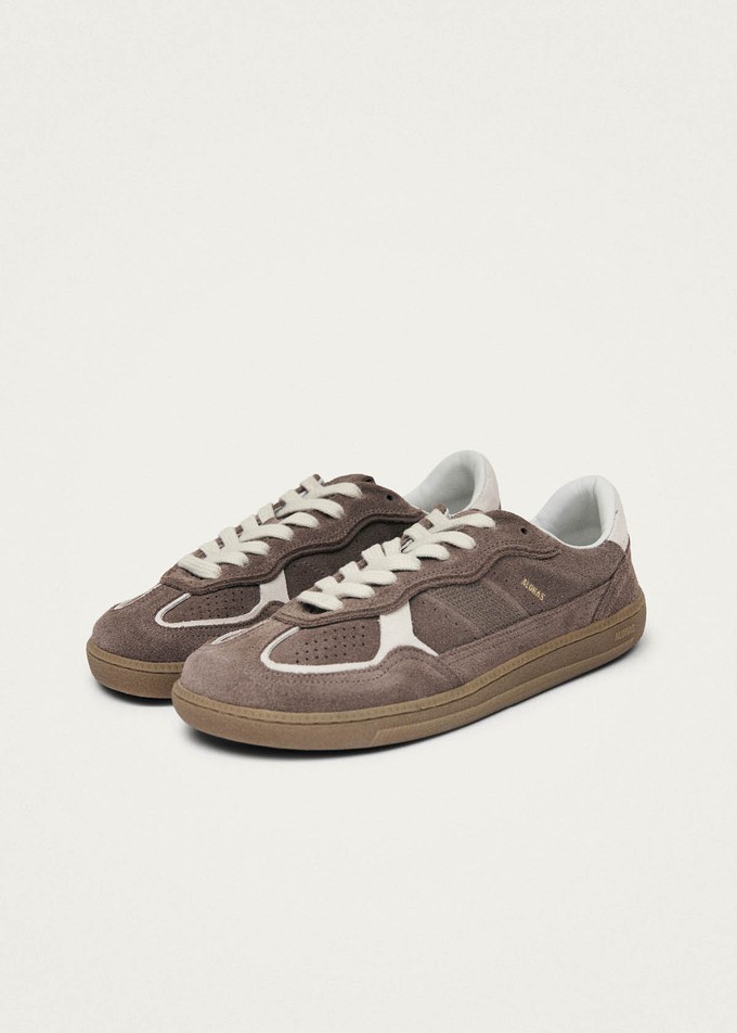 Tb.00 Barefoot Rife Taupe Leather Sneakers from Alohas