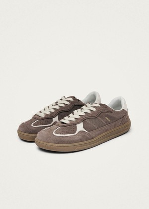 Tb.00 Barefoot Rife Taupe Leather Sneakers from Alohas