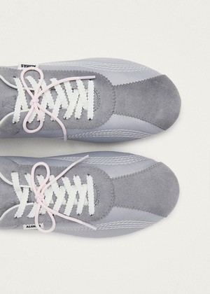 Tb.267 Welle Nylon Pale Blue Leather Sneakers from Alohas