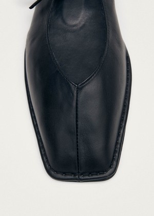 Sway Black Leather Ballet Flats from Alohas