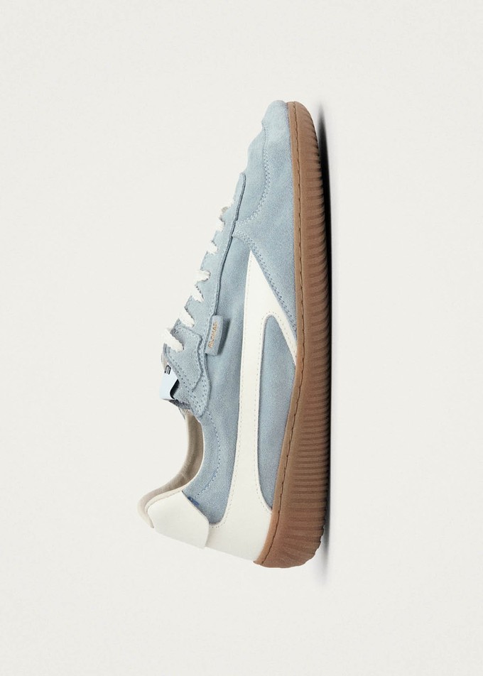 Tb.83 Barefoot Suede Dusty Blue Leather Sneakers from Alohas