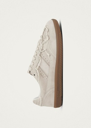 Tb.490 Crochet Cream Leather Sneakers from Alohas