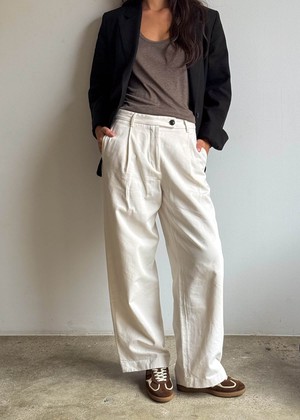 Tb.490 Rife Cocoa & Off White Leather Sneakers from Alohas