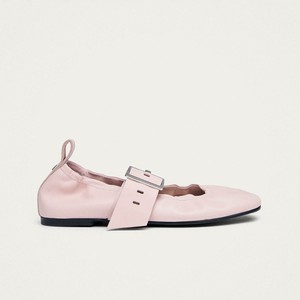 Sarea Pink Leather Ballet Flats from Alohas