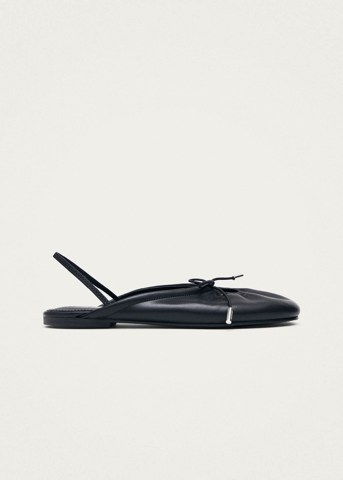 Oli Black Leather Ballet Flats from Alohas