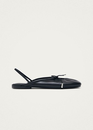 Oli Black Leather Ballet Flats from Alohas