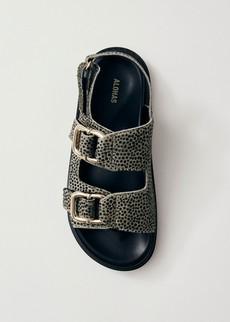 Harper Soft Grey Leather Sandals via Alohas