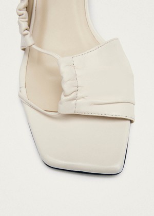 Juniper Cream Leather Sandals from Alohas
