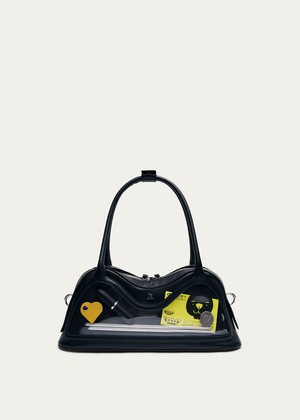 Hilma Vinyl Black Leather Bag from Alohas