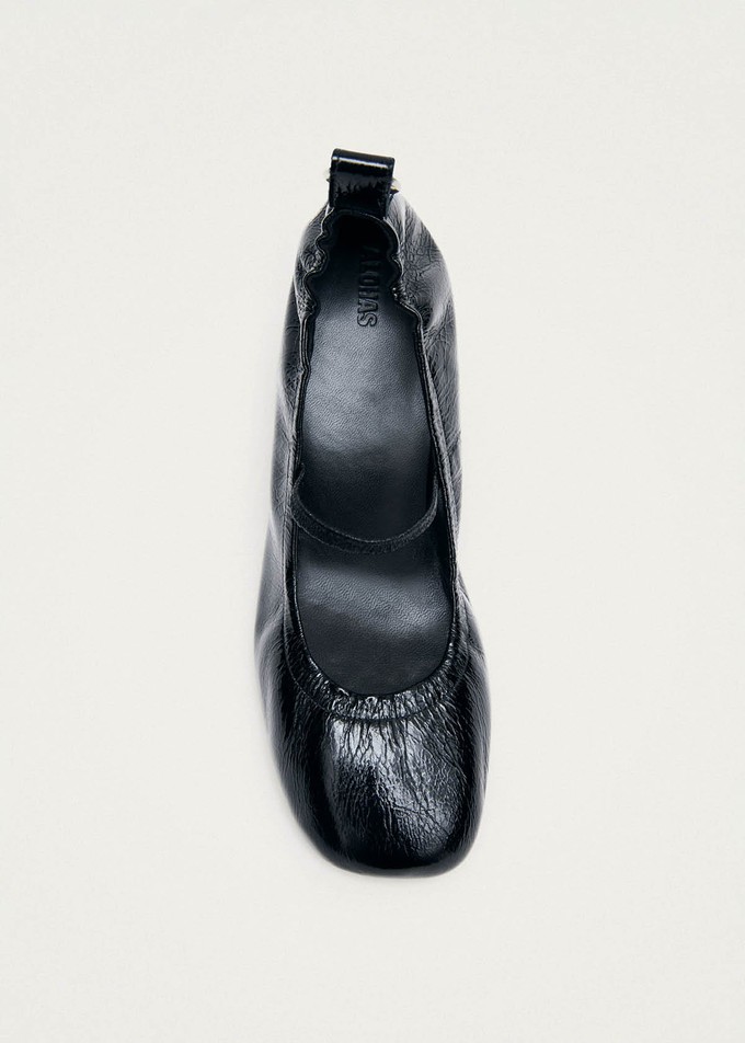 Rhiane Patent Black Leather Pumps from Alohas