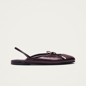 Oli Rift Burgundy Leather Ballet Flats from Alohas