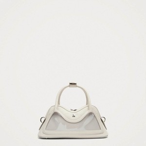 Hilma Mini Vinyl White Leather Bag from Alohas