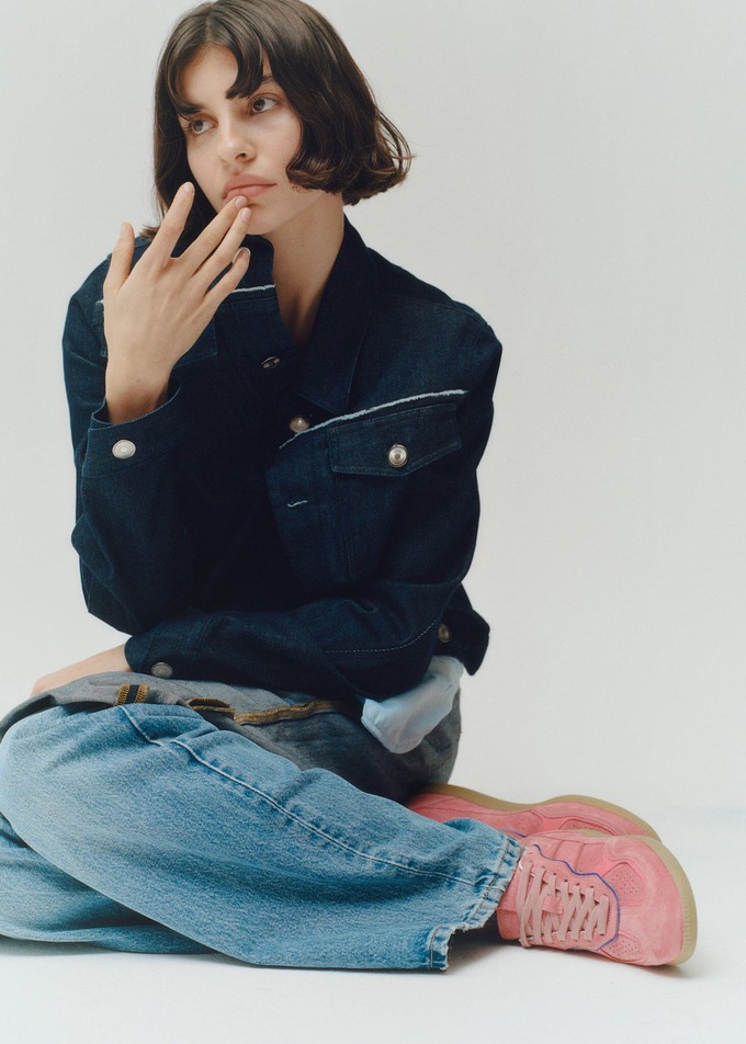 Project Cece | Tb.490 Rife Pink Leather Sneakers