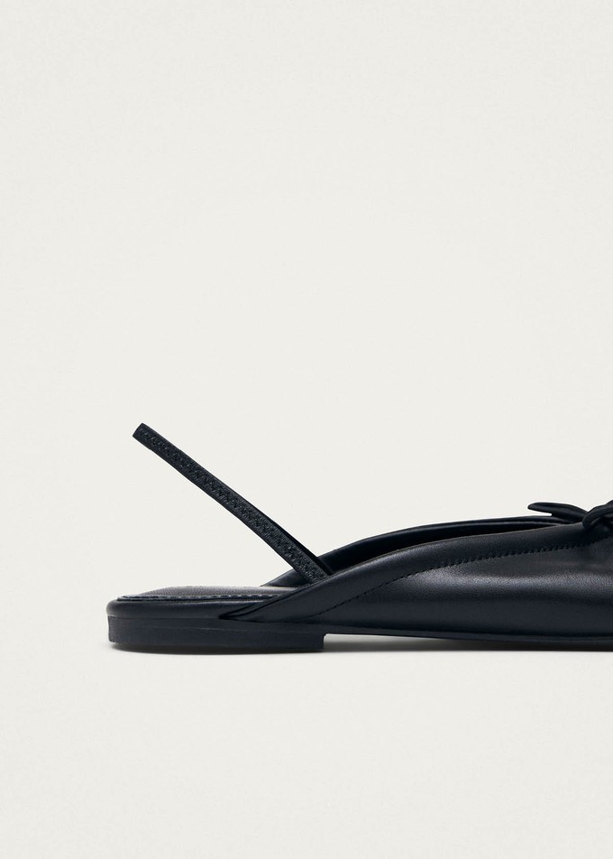 Oli Black Leather Ballet Flats from Alohas
