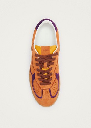 Tb.490 Rife Orange Leather Sneakers from Alohas