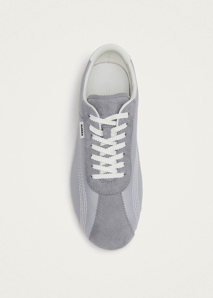 Tb.267 Welle Nylon Pale Blue Leather Sneakers from Alohas