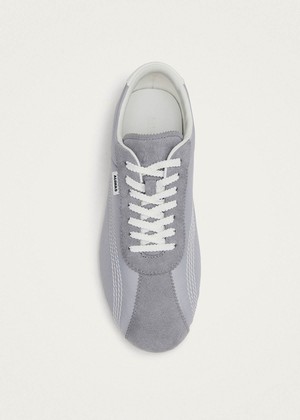 Tb.267 Welle Nylon Pale Blue Leather Sneakers from Alohas