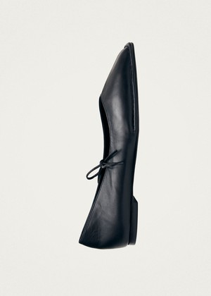 Sway Black Leather Ballet Flats from Alohas