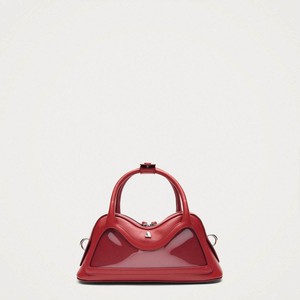 Hilma Mini Vinyl Red Leather Bag from Alohas
