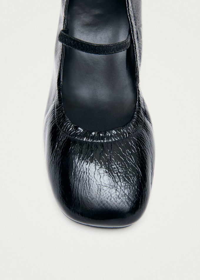 Rhiane Patent Black Leather Pumps from Alohas