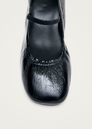 Rhiane Patent Black Leather Pumps from Alohas