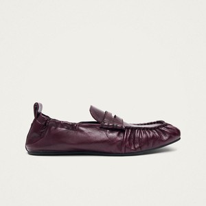 Sage Burgundy Leather Loafers from Alohas