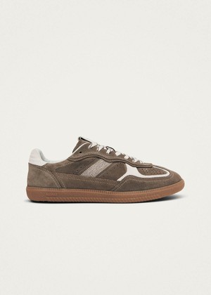 Tb.490 Rife Taupe Leather Sneakers from Alohas