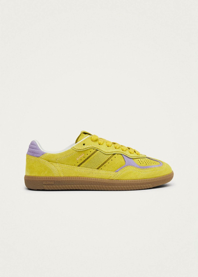 Tb.490 Rife Acid Green Leather Sneakers from Alohas