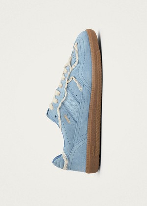 Tb.490 Crochet Blue Leather Sneakers from Alohas