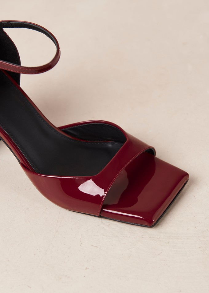 Argil Onix Red Leather Sandals from Alohas