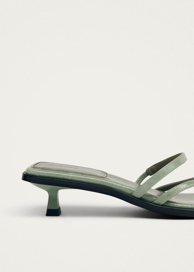 Liko Patent Matcha Leather Sandals from Alohas