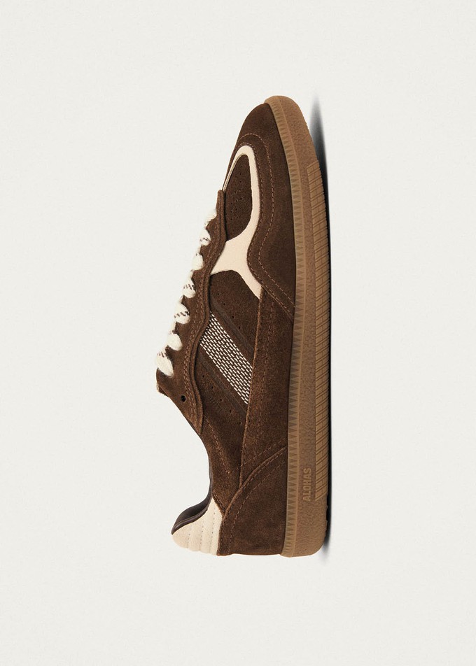Tb.490 Rife Cocoa & Off White Leather Sneakers from Alohas