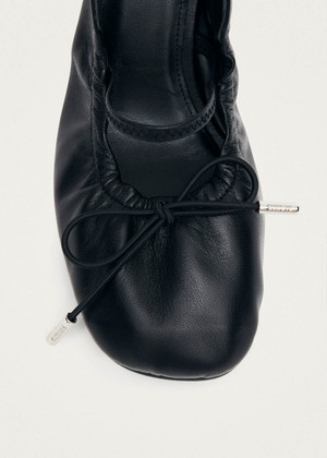 Marly Black Leather Pumps from Alohas