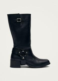 Rocky Black Leather Boots via Alohas